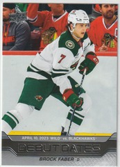 2023-24 Upper Deck Debut Dates #DD15 Brock Faber