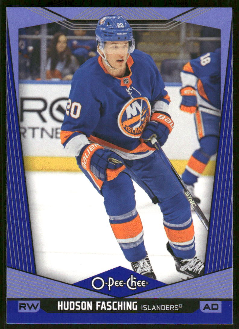 2024-25 O-Pee-Chee Blue #259 Hudson Fasching
