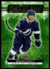 2023-24 Upper Deck Dazzlers Green #DZ88 Brayden Point