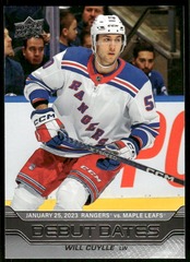 2023-24 Upper Deck Debut Dates #DD4 Will Cuylle