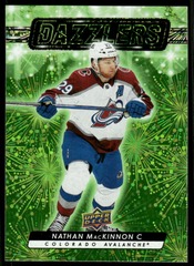 2023-24 Upper Deck Dazzlers Green #DZ87 Nathan MacKinnon