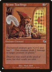 Arcane Teachings - The List