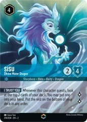 Sisu - Divine Water Dragon - 214/204 - Enchanted - Holofoil (Alternate Art)