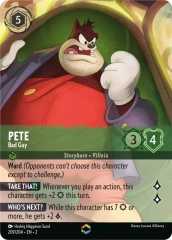 Pete - Bad Guy - 209/204 - Enchanted - Holofoil (Alternate Art)