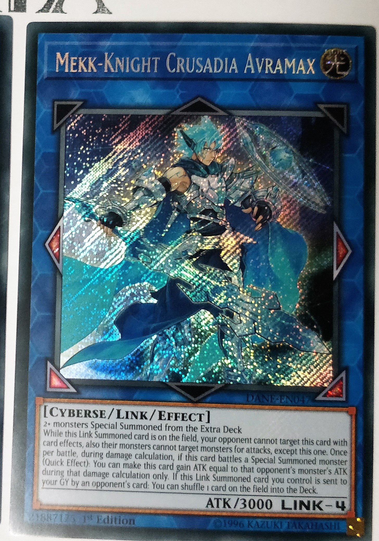 Mekk-Knight Crusadia Avramax - DANE-EN047 - Secret Rare - 1st Edition