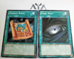 ANCIENT RULES + DARK HOLE - 1ST ED NM YSYR-EN034 SDWA-EN023