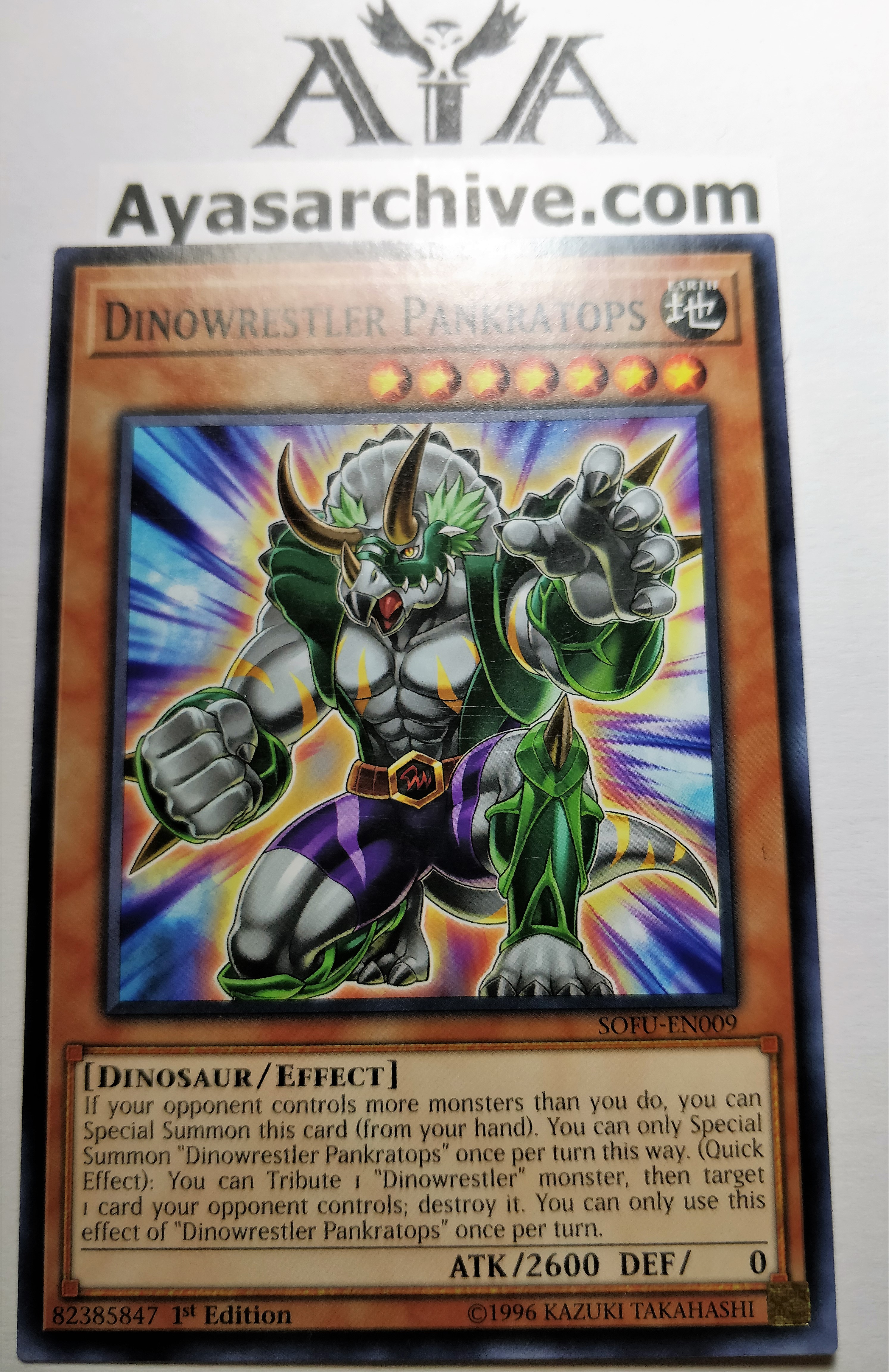 Dinowrestler Pankratops - SOFU-EN009 - Common - 1st Edition