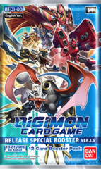 Digimon Card Game: BT01 - 03 Version 1.5 - Booster Pack