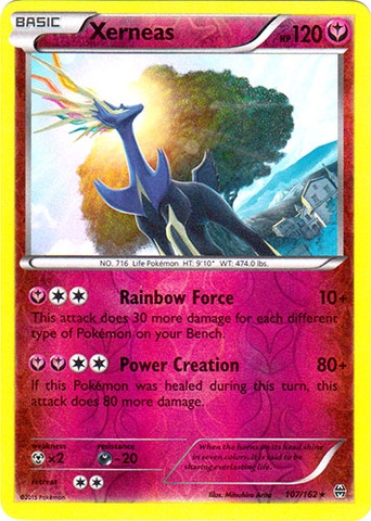 Xerneas - 107/162 - Rare