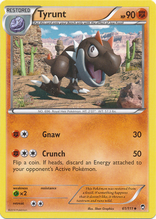 Tyrunt - 61/111 - Holo Uncommon