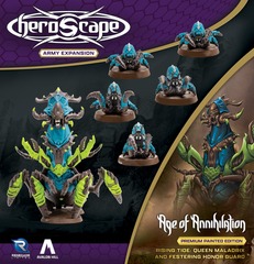 Heroscape: Queen Maladrix and Festering Honor Guard - Premium Painted Edition