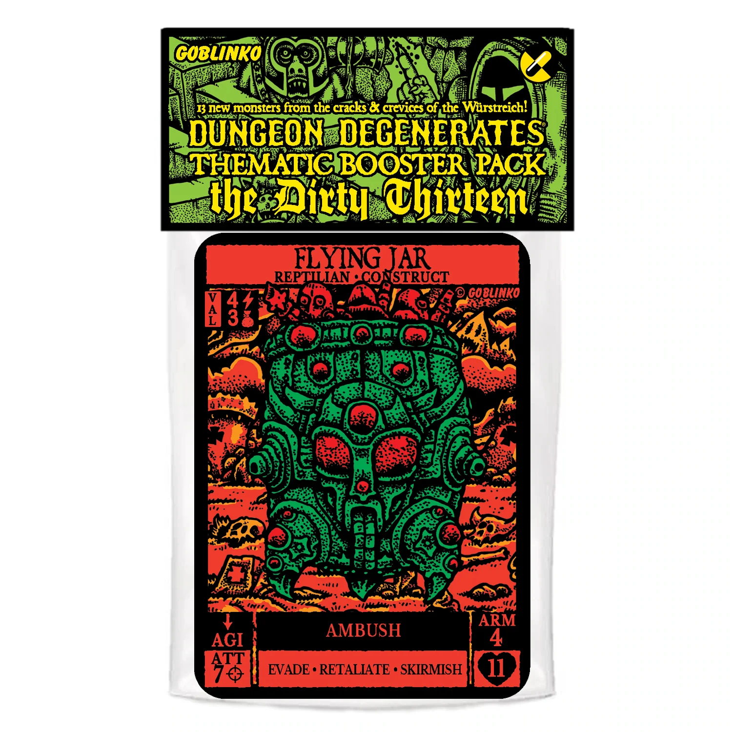 Dungeon Degenerates: Thematic Booster Pack The Dirty Thirteen