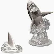 WizKids Deep Cuts Unpainted Minis: Shark