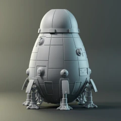 Battletech: Overlord C-Class Map Scale Dropship
