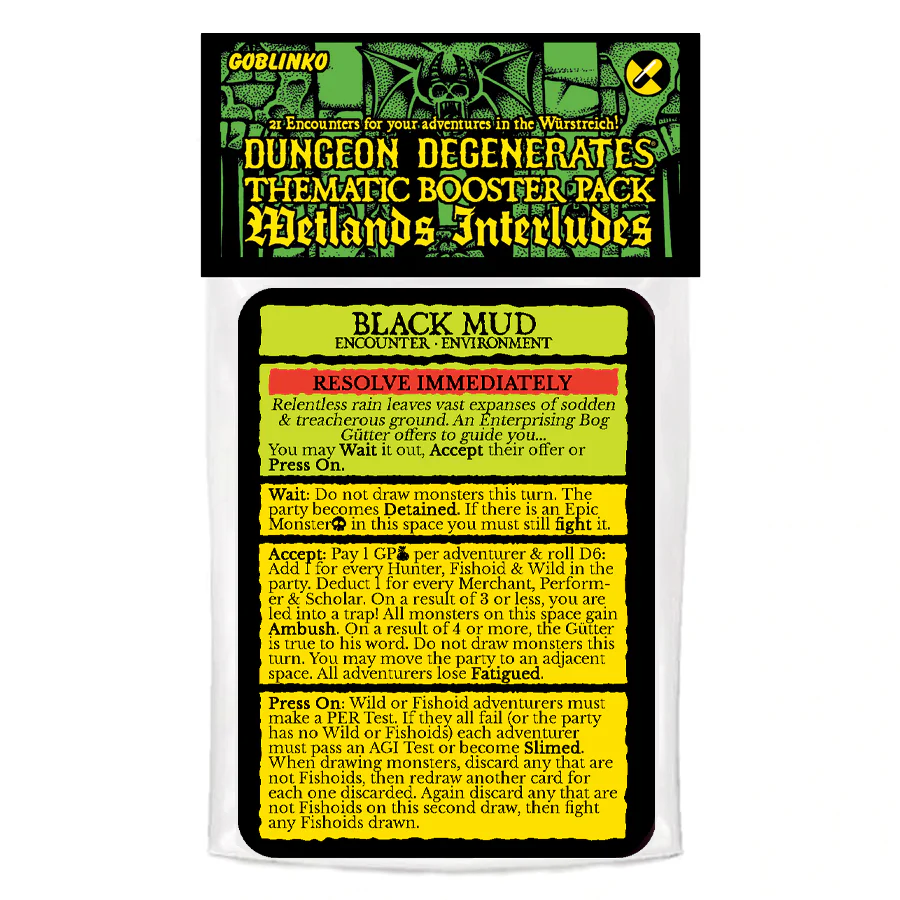 Dungeon Degenerates: Thematic Booster Pack Wetland Interludes