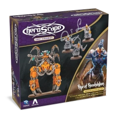 Heroscape: Revna's Rebuke: Iron Lich Viscerot and Necrotech Wraithriders Army Expansion Premium Painted Edition