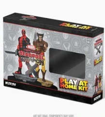 Marvel HeroClix: Deadpool Weapon X Play at Home Kit Wolverine and Deadpool