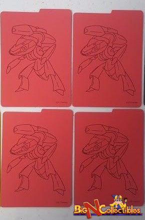 4x Dividers (Shining Legends Genesect)