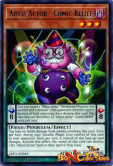 LED3-EN046 - Abyss Actor - Comic Relief - Rare - 1st Edition