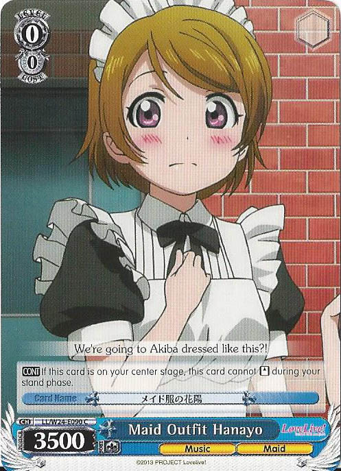 Maid Outfit Hanayo (LL/W24-E090 C)
