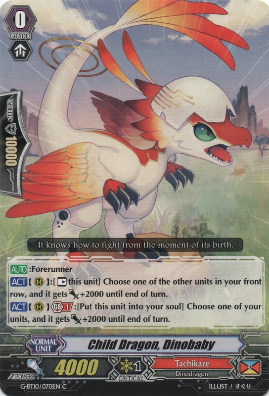 G-BT10/070EN - C - Young Dragon, Dinobaby