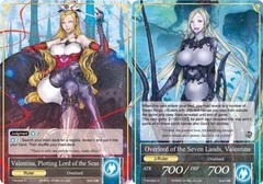TTW-045 // TTW-045J - Valentina, Plotting Lord of the Seas // Overlord of the Seven Lands, Valentina - R - 1st Edition