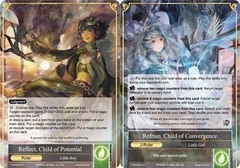TTW-063 // TTW-063J - R - Reflect, Child of Potential // Refrain, Child of Convergence - 1st Ed