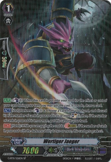 Wertiger Jaeger - G-BT11/S26EN - SP