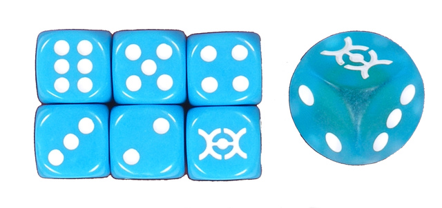 Pokemon Evolutions Light Blue Dice