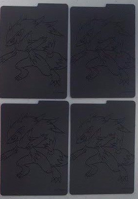 4x Dividers (Shining Legends Zoroark)