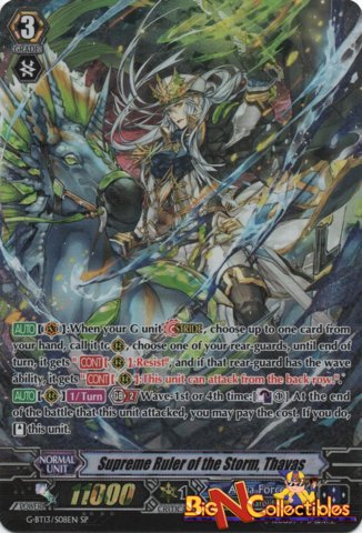 Supreme Ruler of the Storm, Thavas - G-BT13/S08EN - SP