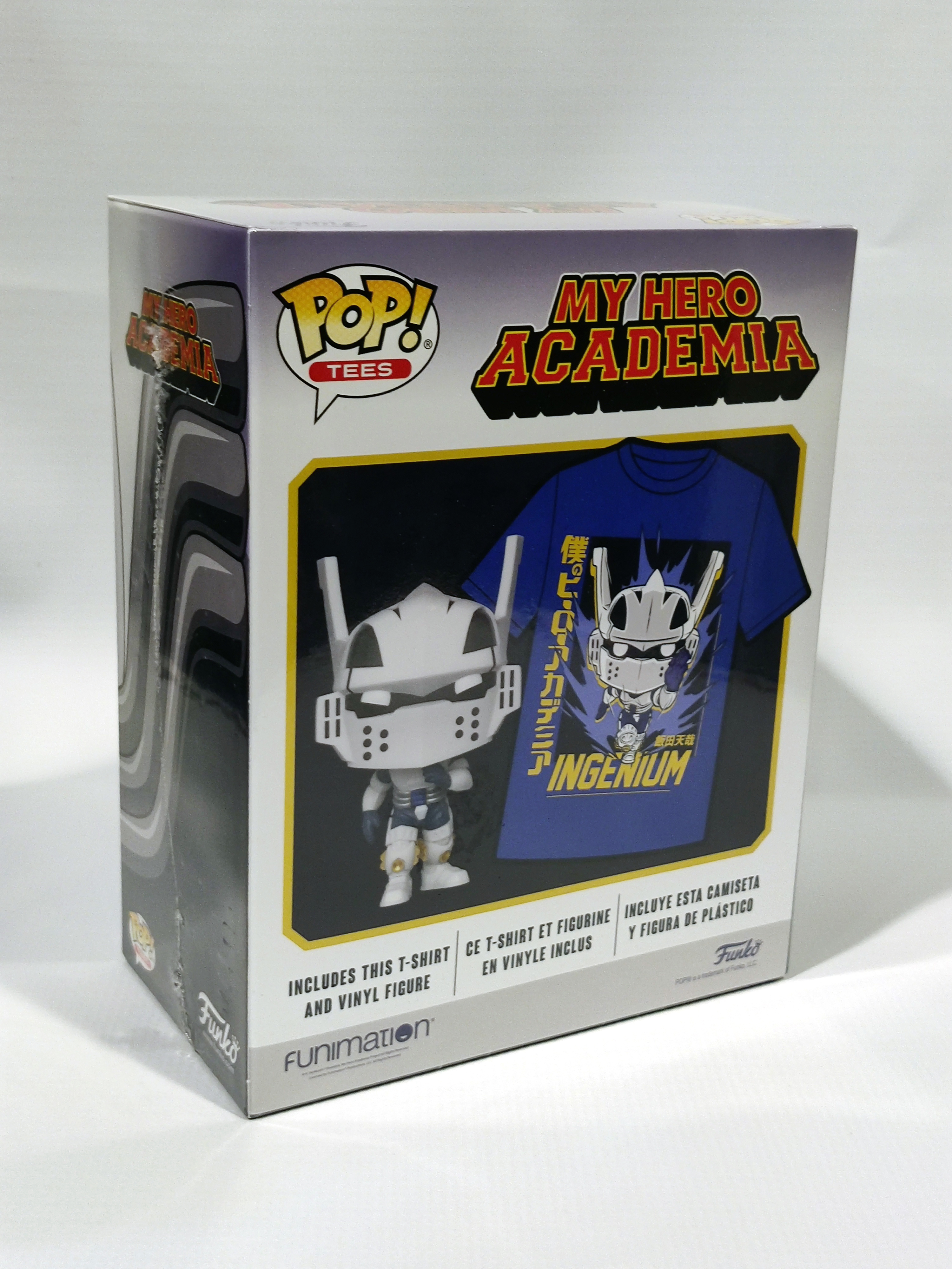 Funko Pop! & Tee Animation My Hero Academia Tenya Iida #740 Exclusive Factory Sealed Large