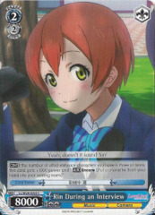 Rin During an Interview (LL/W24-E093 C)