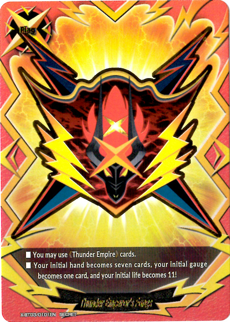 X-BT03/0101EN - SECRET - Thunder Emperors Fangs