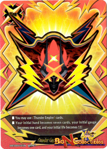 X-BT03/0101EN - SECRET - Thunder Emperors Fangs