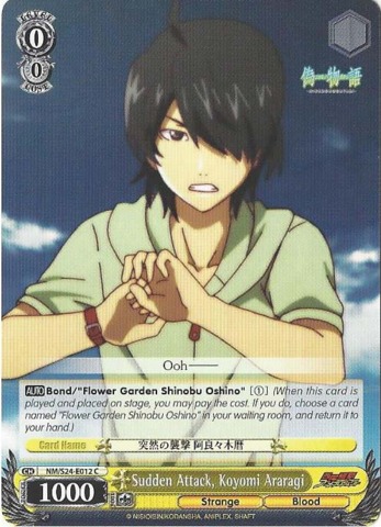 Sudden Attack, Koyomi Araragi - NM/S24-E012 - C