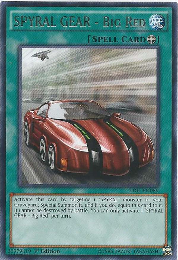TDIL-EN089 - SPYRAL GEAR - Big Red - Rare - 1st Edition