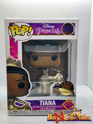 Funko Pop! Disney - Gold Tiana w/ Pin #224 Ultimate Princess Collection Funko Shop Exclusive