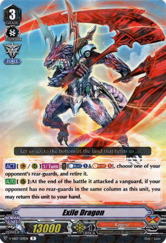 V-EB07/019EN - R - Exile Dragon