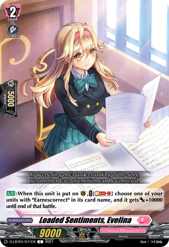 Loaded Sentiments, Evelina - D-LBT01/071EN - C
