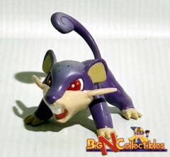 Vintage Pokemon Figure Rattata #19 by TOMY