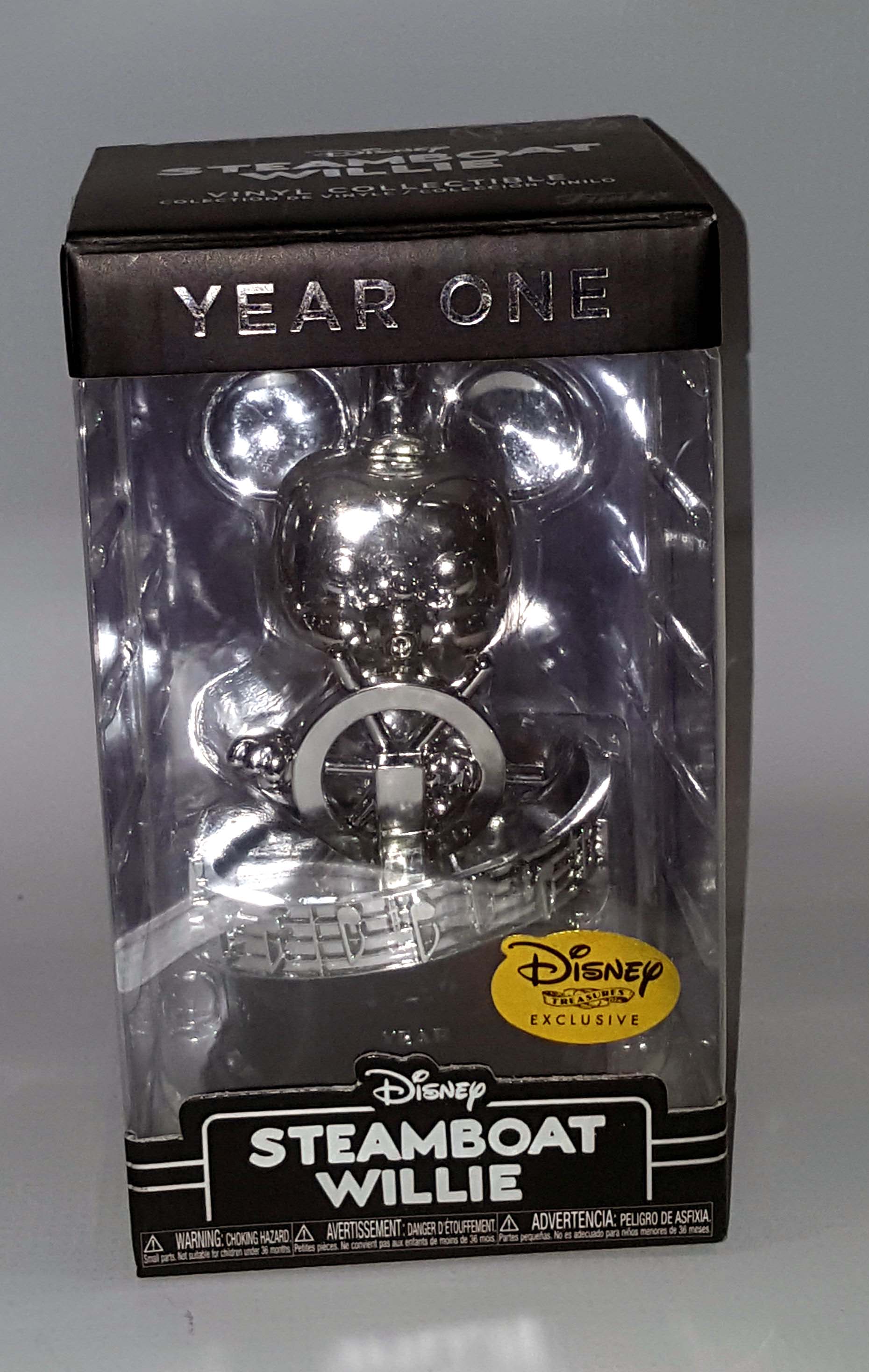 Funko Disney Treasures Pioneer Steamboat Willie Year One Silver Trophy