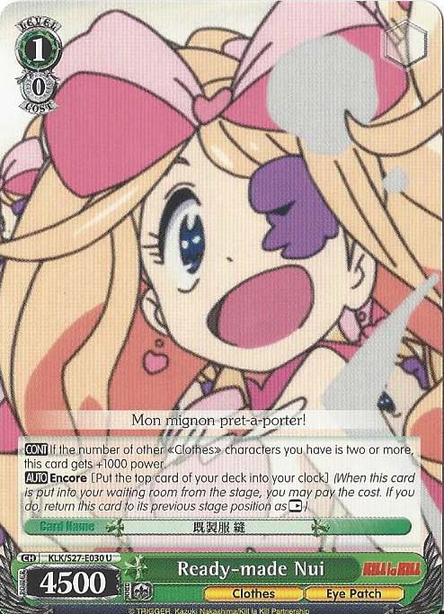 KLK/S27-E030 U Ready-made Nui