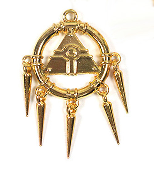 Yugioh Millennium Ring (Metal) 2.5L x 2.75W