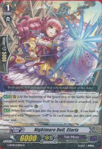 G-BT08/038EN - R - Nightmare Doll, Claris