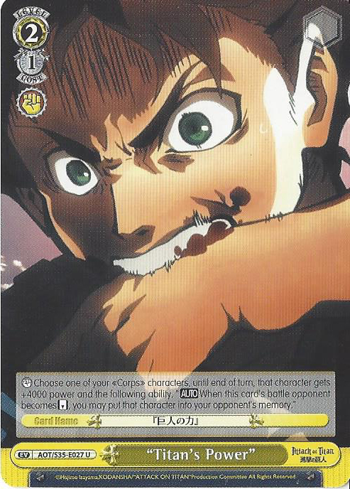Titans Power - AOT/S35-E027 - U