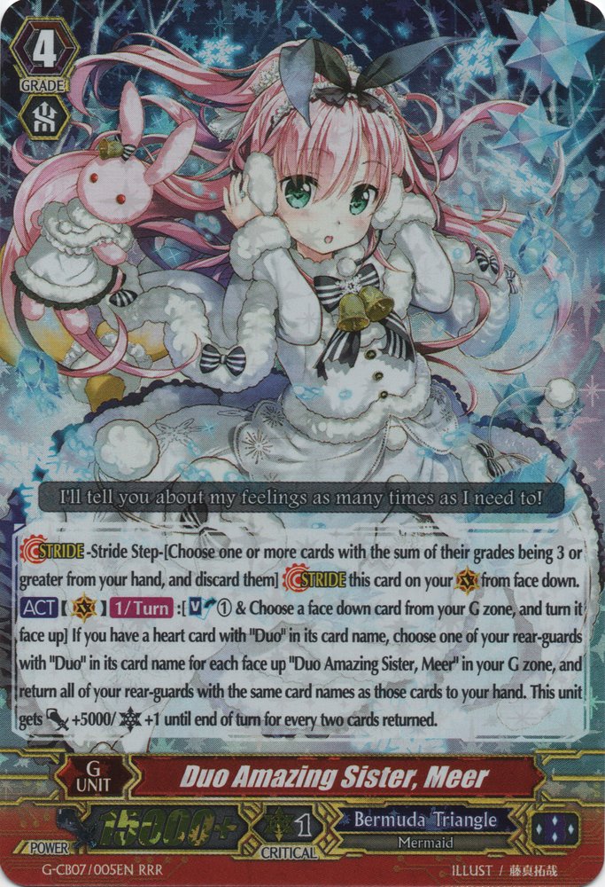 Duo Amazing Sister, Meer - G-CB07/005EN - RRR