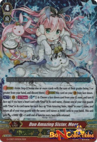 Duo Amazing Sister, Meer - G-CB07/005EN - RRR