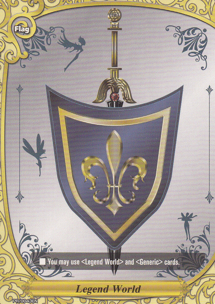 PR/0043EN Legend World Flag Card