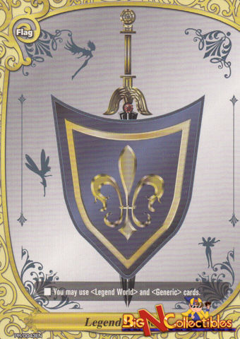 PR/0043EN Legend World Flag Card